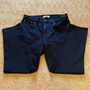 Madewell Black Jeans, size 29, Straight Leg, Ankle Length